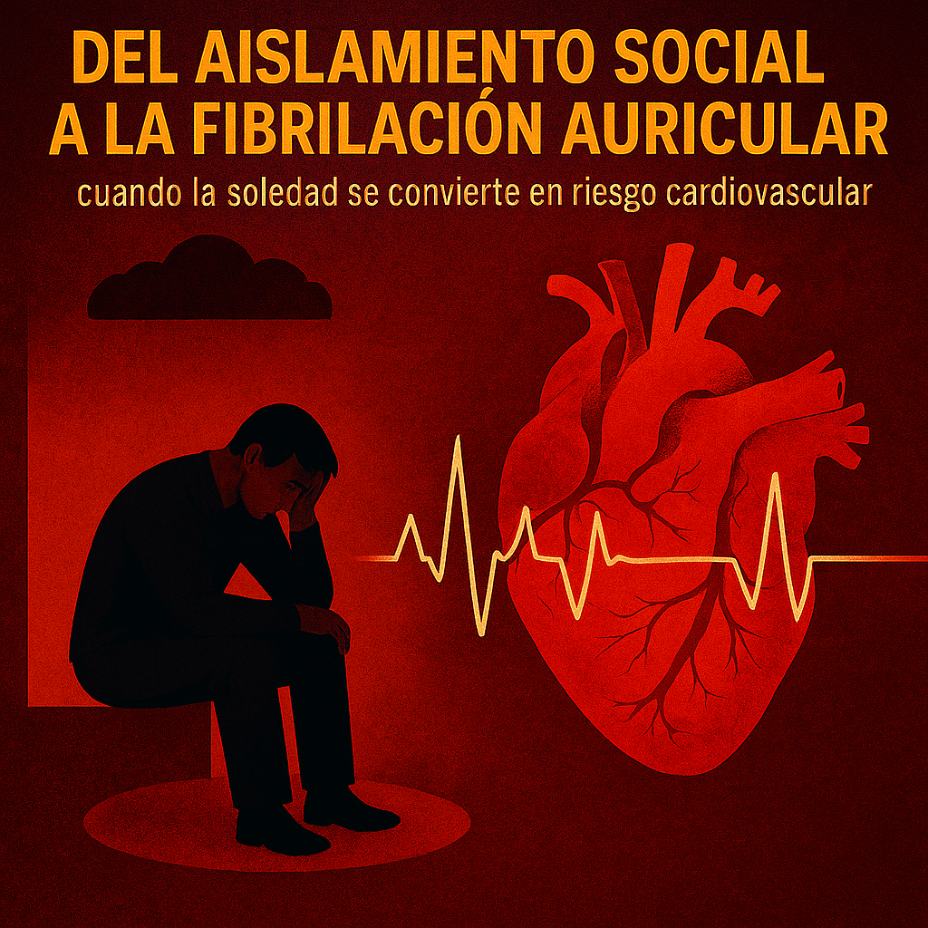 Del aislamiento social a la fibrilación auricular: cuando la soledad se convierte en riesgo cardiovascular